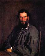 Ivan Kramskoi Leo Tolstoy oil painting